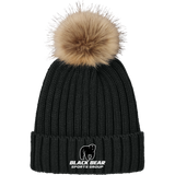 BBSG Faux Fur Pom Beanie