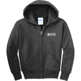 Coles Elementary Youth 'Checkered Tiger' Full-Zip Hooded Sweatshirt