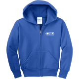 Coles Elementary Youth 'Checkered Tiger' Full-Zip Hooded Sweatshirt